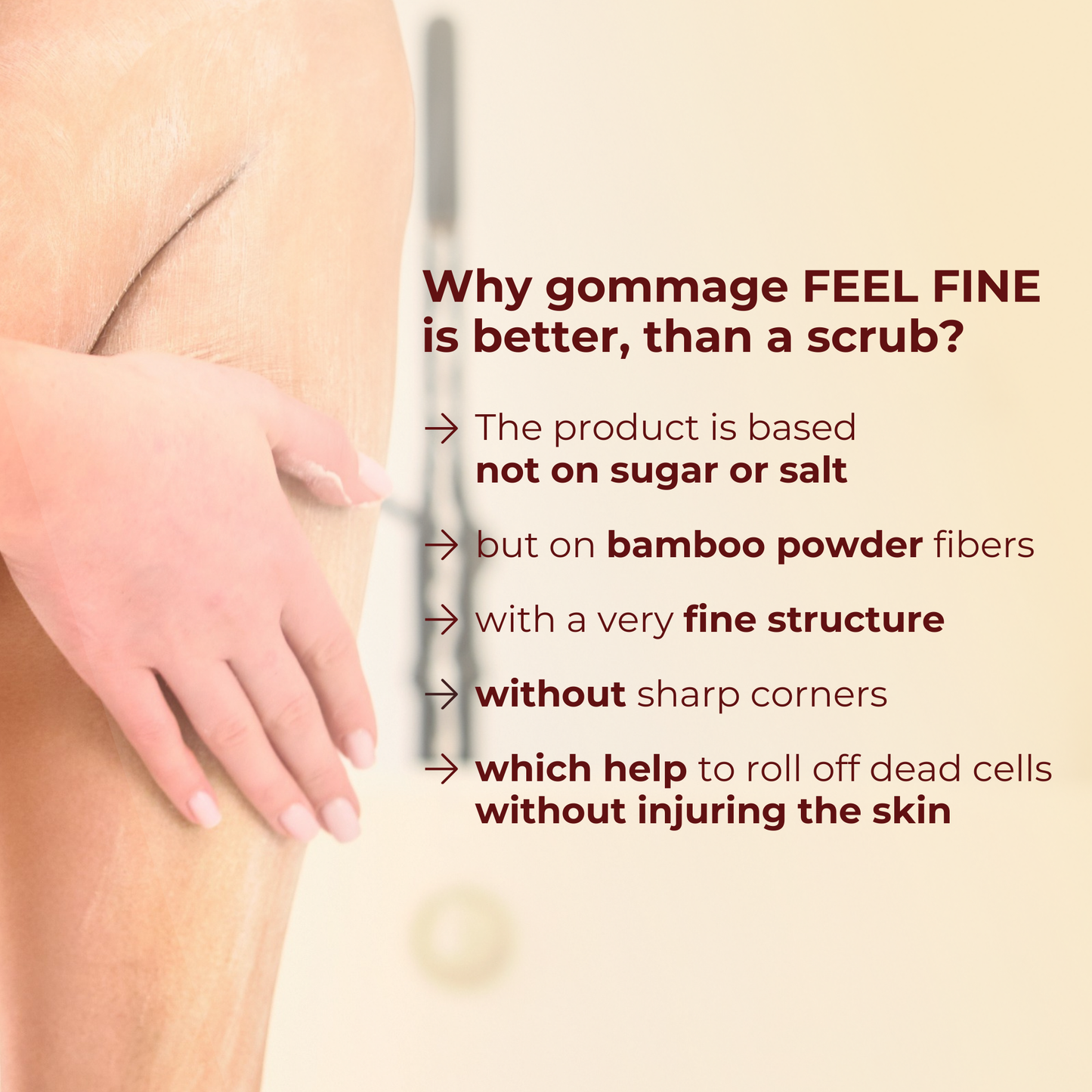 Body Gommage with Bamboo Powder | Gentle Exfoliating Scrub