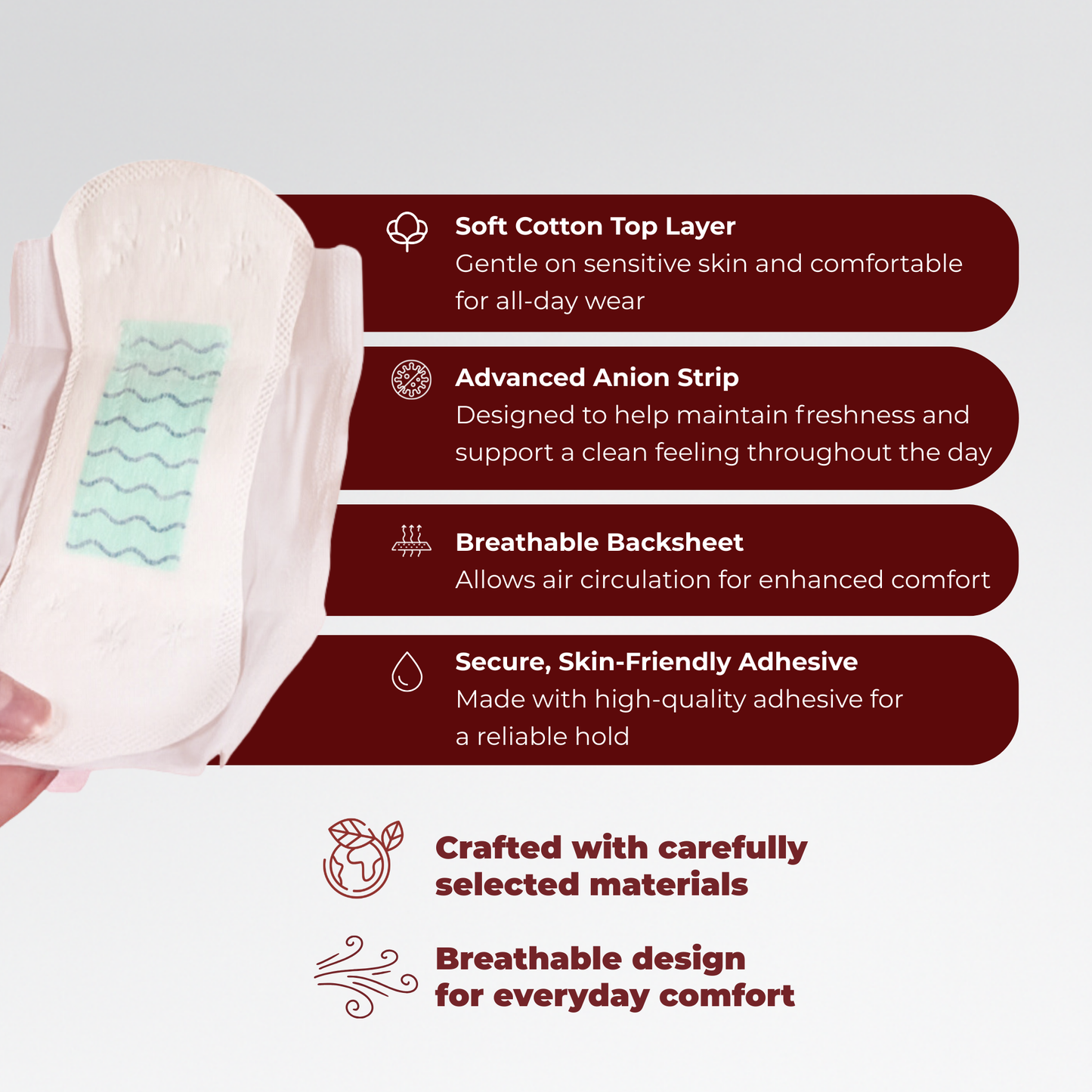 Ultra-Thin Panty Liners 155mm | Daily Protection