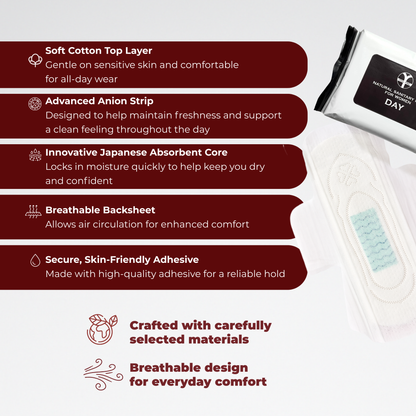 Ultra-Thin Daytime Feminine Pads with Wings | 240mm Sensitive Skin