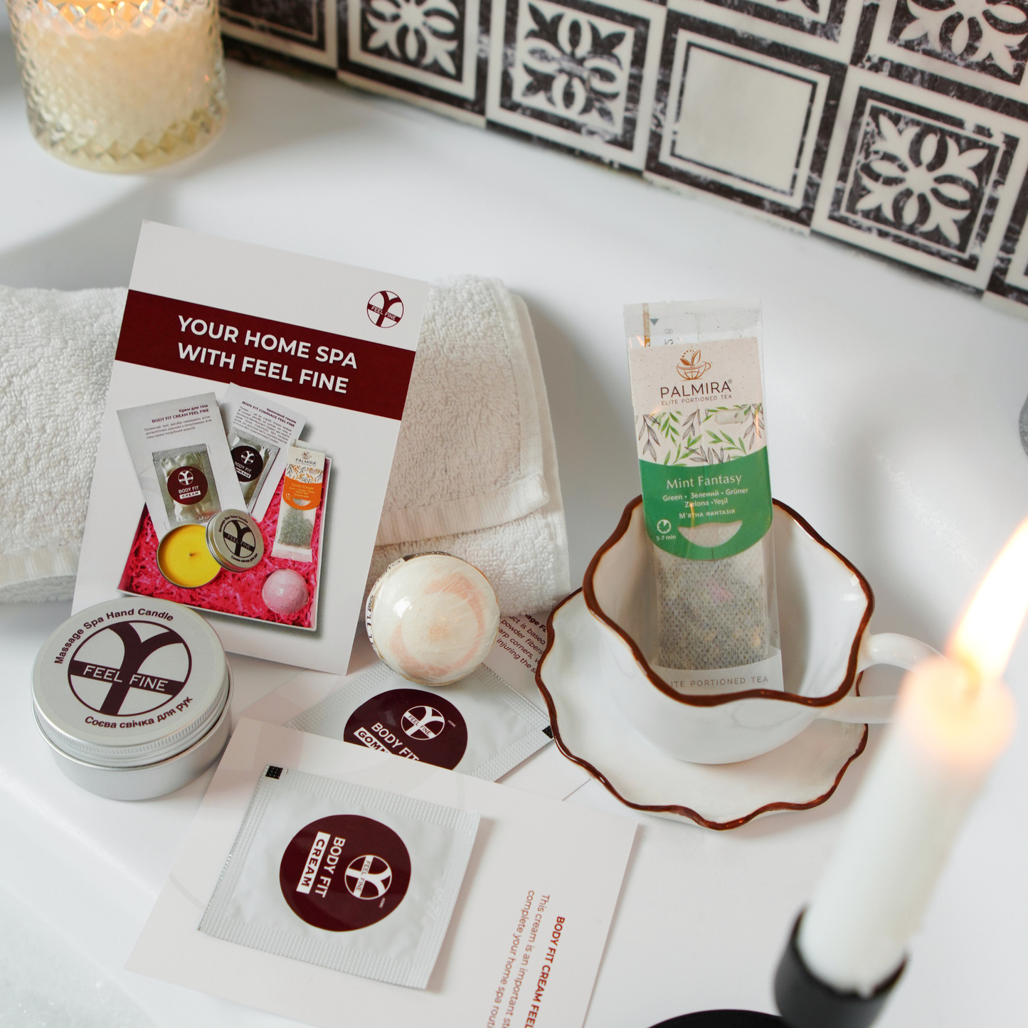 Mini Spa Gift Box for Women | Home Self-Care Set