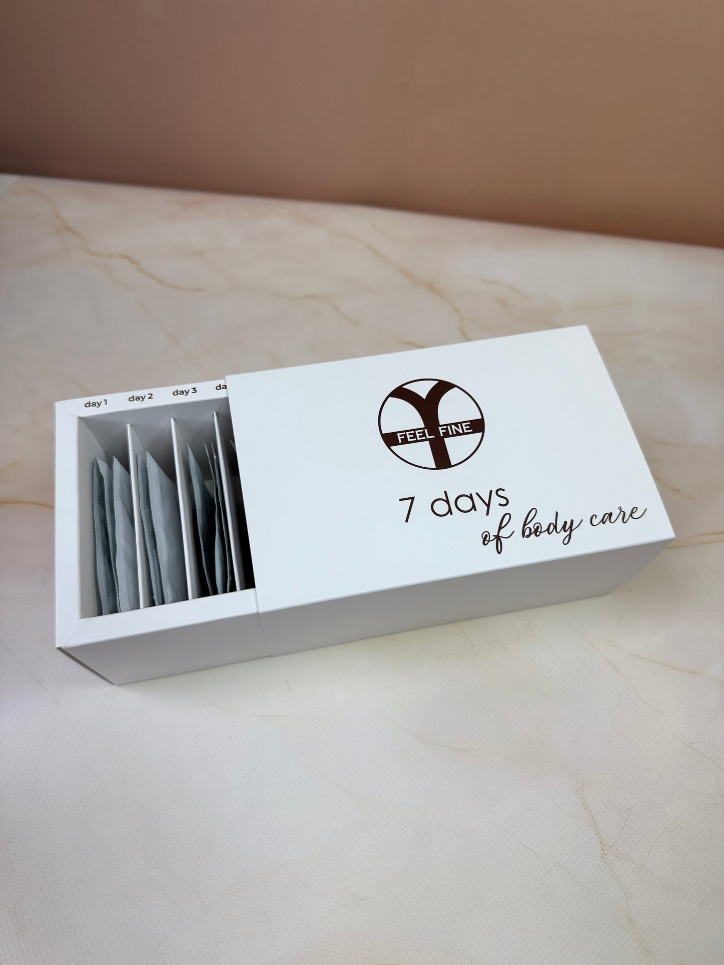 Body Care Gift Set for Women – 7 Day Self Care Routine with Scrub, Cream & Wrap